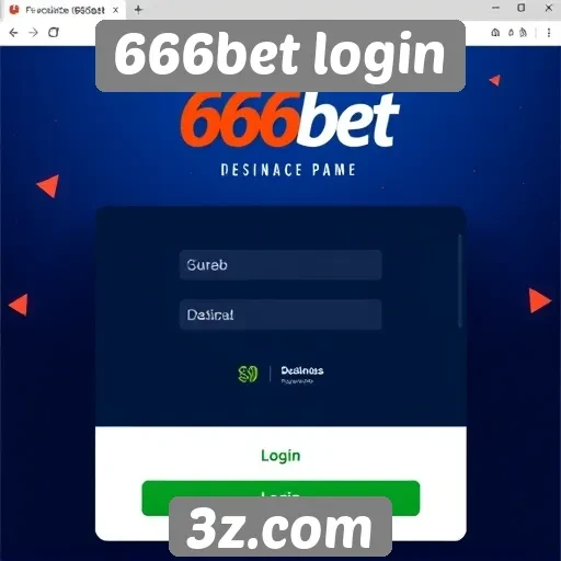 Interface do usuário do site 666bet login em revisão